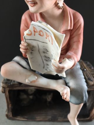 Statua Ceramica Rori Vintage