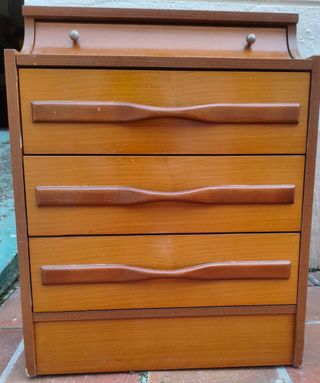 Aparador madera 4 cajones vintage