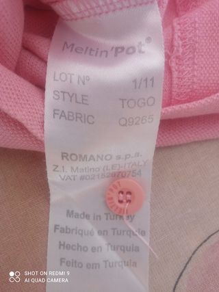 Polo rosa manga corta hombre  #polohombre #tallaS 