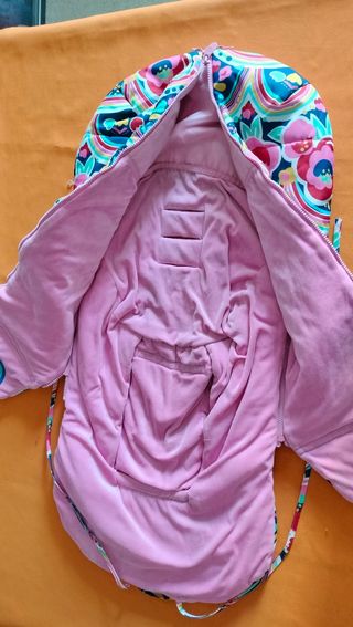 Saco silla paseo bebé arcoiris