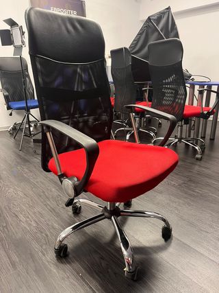Silla oficina roja
