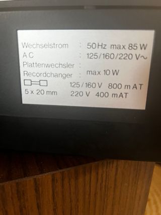 Giradischi Grundig vintage anni '70