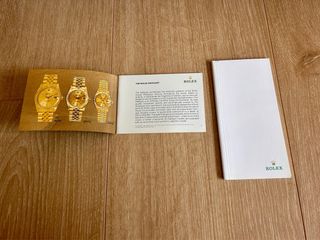 Rolex Datejust: Libreto & Bloc de Notas