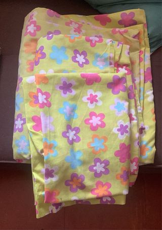 Sábanas infantiles flores - 90x190