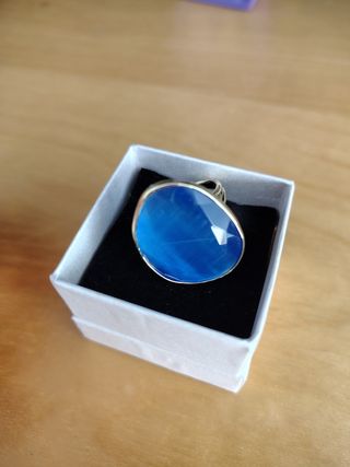 Anillo azul noche 