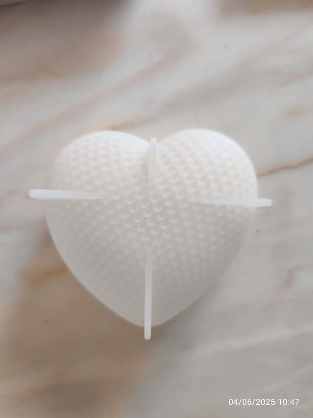 Molde Silicona Corazón: Velas, Jabones