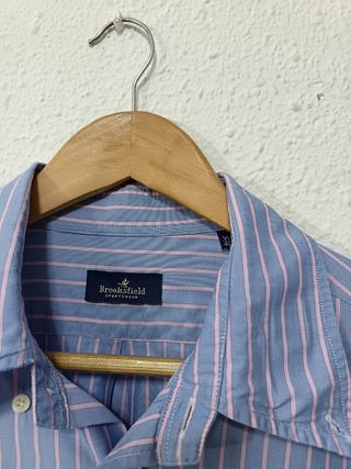 Camisa Brooksfield rayas vintage 00s Y2K hombre