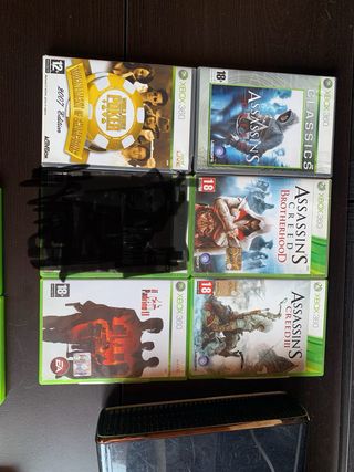 Xbox 360 + 3 Controller + 5 Giochi