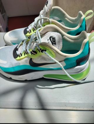 Zapatillas Nike Air Max 270 - turquesa-blanco de segunda mano por 40 EUR en  Gijón en WALLAPOP
