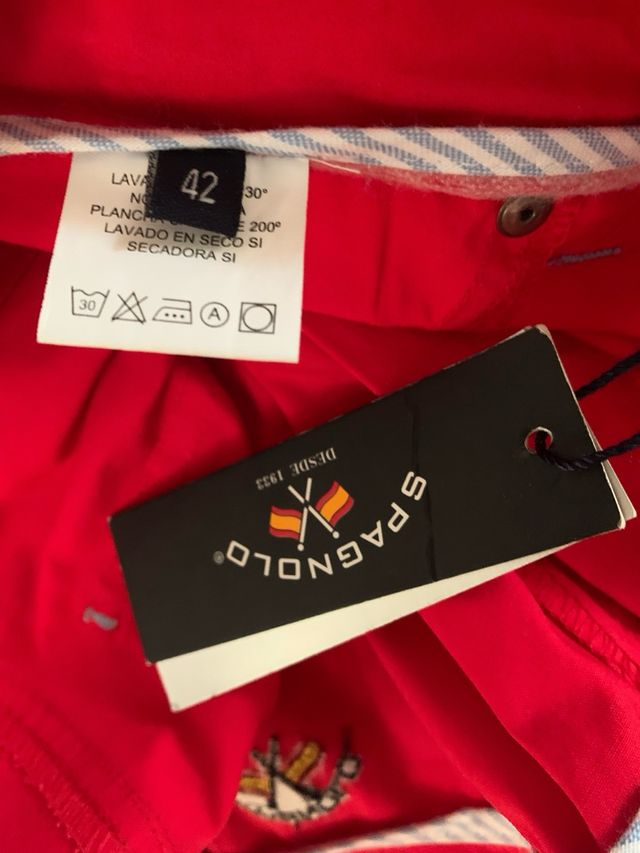 Pantalón EP Pro rojo mujer talla 42 SPAGNOLO