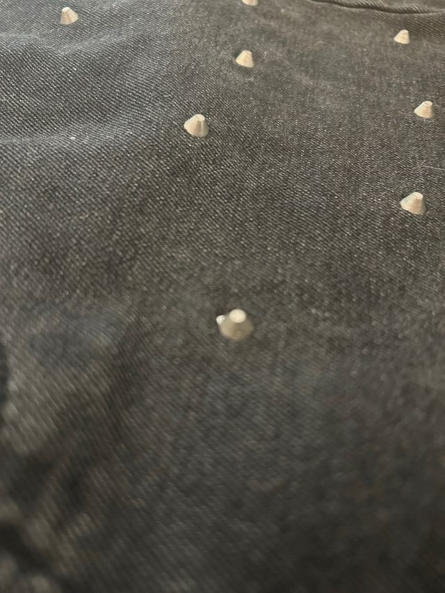 Shorts jeans pretos para mulher - M