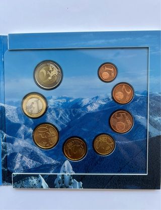 Monete euro divisionale Andorra 2014 moneda
