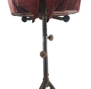 Antico manichino da donna, piedistallo regolabile