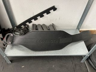 Cinturón lumbar gimnasio
