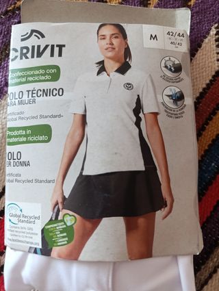 Polo Crivit mujer M - secado rápido de