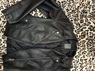 Chaqueta cuero negra - Cazadora