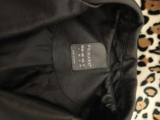 Chaqueta cuero negra - Cazadora