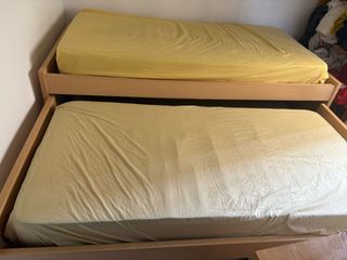 Cama nido + 2 colchones + 3 cajones