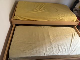 Cama nido + 2 colchones + 3 cajones