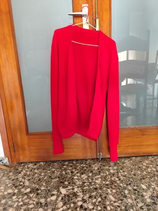 Blusa roja de punto