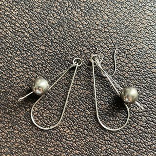 Pendientes largos plata ley vintage