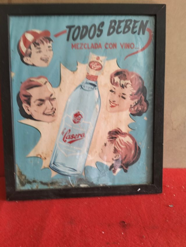 Vecchio cartello per gassosa - Anni '50