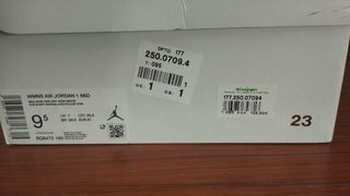 Nike Air Jordan 1 Mid - Talla 41