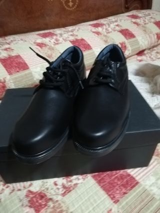 Zapatos negros hombre - Piel