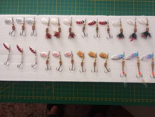 24 cucharillas top mepps lukris tanger...