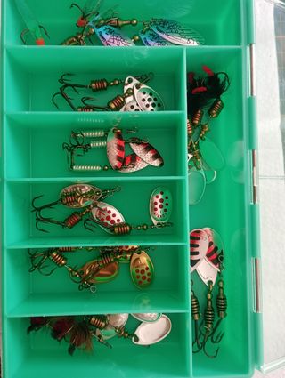 24 cucharillas top mepps lukris tanger...