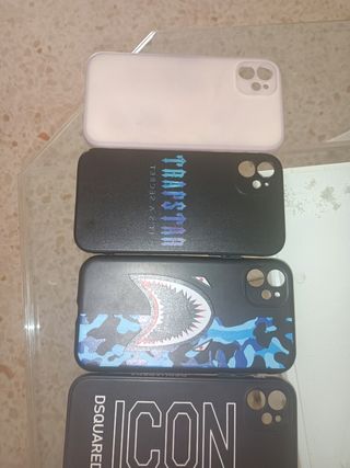 4 Fundas iPhone 11 - Casi nuevas