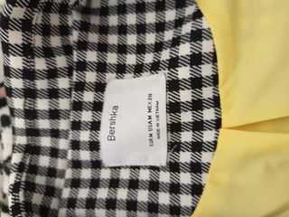 Americana cuadros Bershka - Blanco&Negro