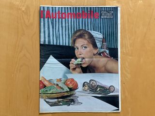 6 riviste vintage settimanale L'AUTOMOBILE 1966