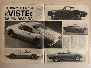 6 riviste vintage settimanale L'AUTOMOBILE 1966