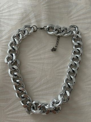 Collar Cadena Plateado