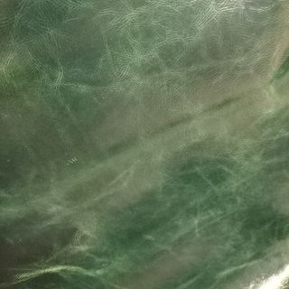 Piel auténtica: verde y negra por el interior.