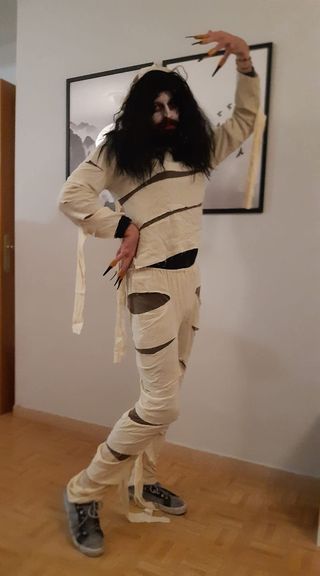 Disfraz momia terrorífico