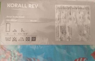 Cortinas infantiles Ikea Korall Rev