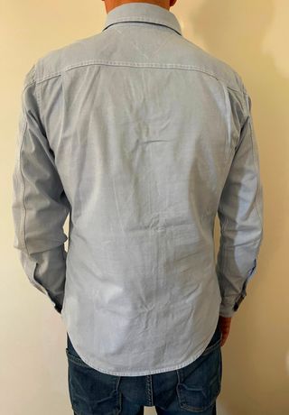 Camisa Oxford Tommy Hilfiger Azul