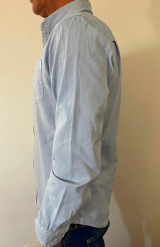 Camisa Oxford Tommy Hilfiger Azul