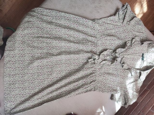 Vestido WAREHOUSE flores - M