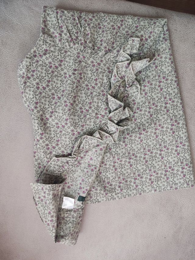 Vestido WAREHOUSE flores - M