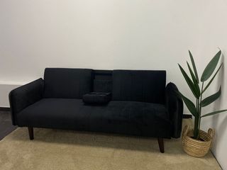 Sofá cama negro BARATO!! NUEVO