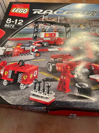 Lego Racers 8672 Ferrari Finish Line año 2006