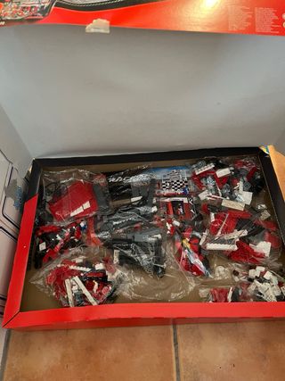 Lego Racers 8672 Ferrari Finish Line año 2006