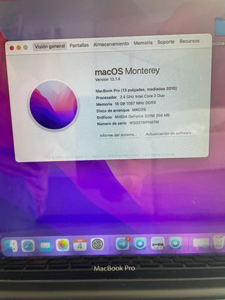 MacBook Pro 13" mediados 2010