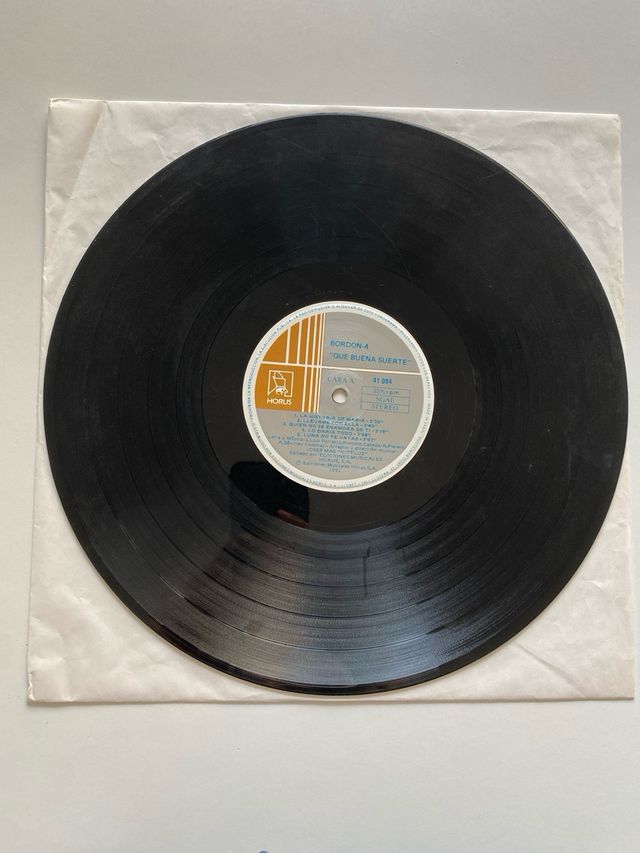 Vinilo Bordon 4 - Que Buena Suerte