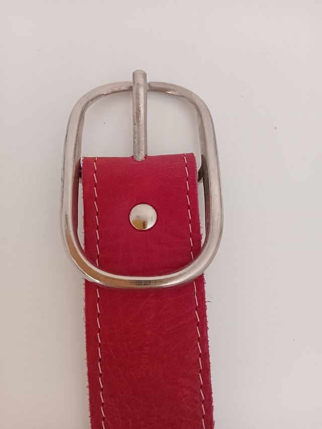 Cinturón rojo mujer