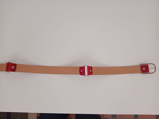 Cinturón rojo mujer