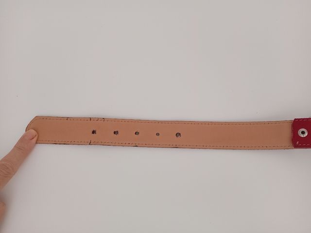 Cinturón rojo mujer